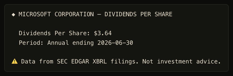 Microsoft dividends per share: $3.64